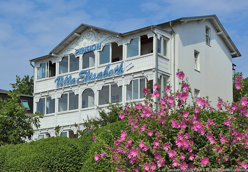 Bäderarchitektur in Sassnitz - Villa Elizabeth