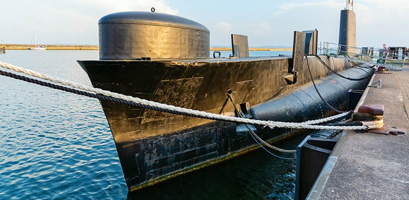 Das U-Boot HMS Otus (S18) in Sassnitz