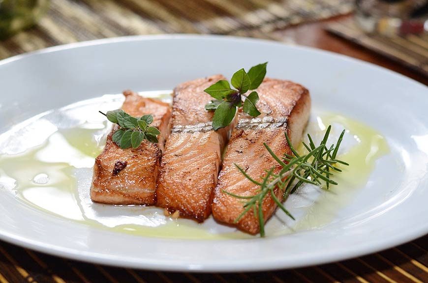 Sassnitz Restaurant - Lachs